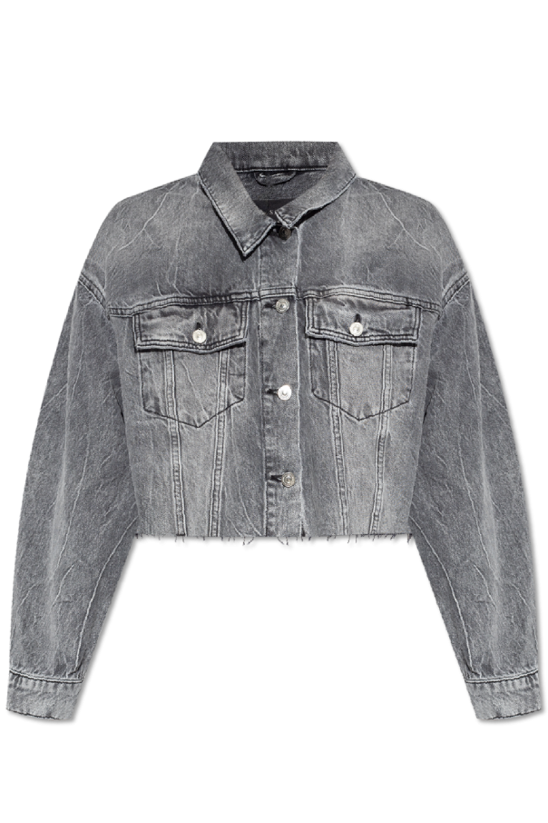 AllSaints ‘Piper’ cropped denim jacket