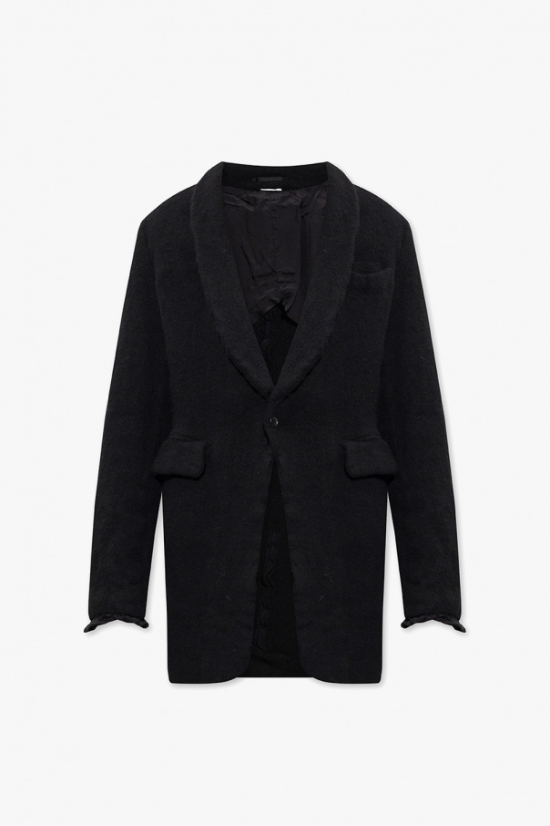 Gucci All Over GG Velour Track Jacket Wool blazer