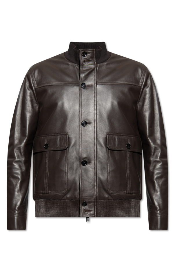 Brioni Leather jacket | Men's Clothing | Vitkac