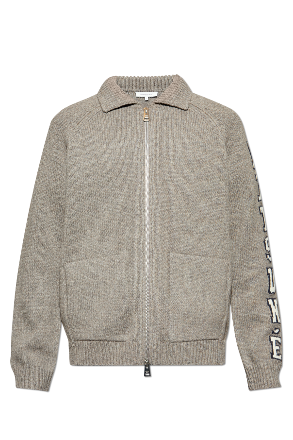 Cardigan with logo od Maison Kitsuné