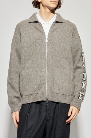 Maison Kitsuné Cárdigan con logo