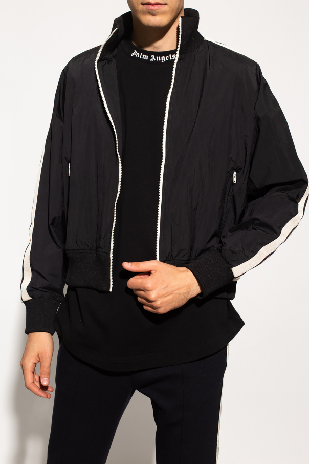 Nylon track jacket Palm Angels - Puma Parquet hoodie in black 