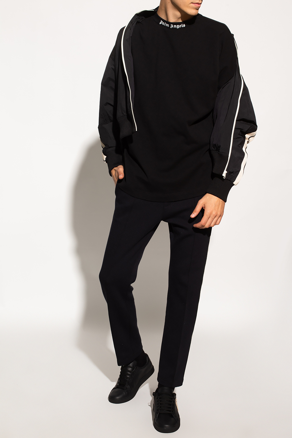Palm Angels Nylon track jacket | Men's Clothing | Vitkac