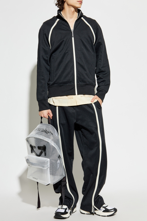 Palm Angels Sweatshirt with stand-up collar