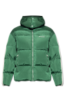 Regular fit hoodie with thick lamina logo print