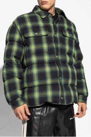 Palm Angels Puffer jacket with collar