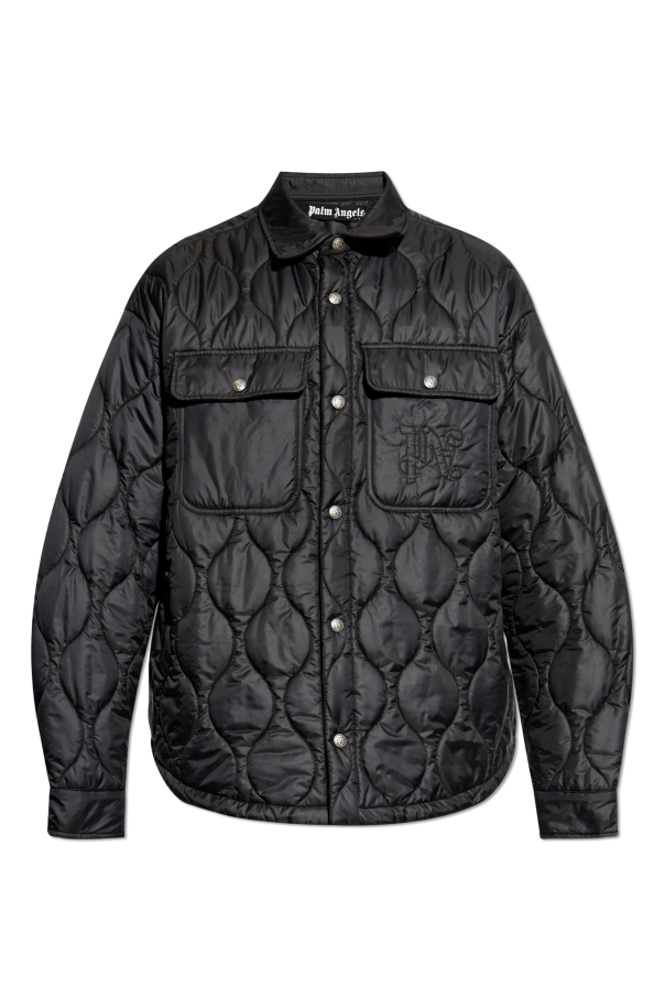 Palm Angels Quilted jacket with logo