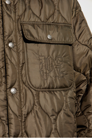 Palm Angels Quilted jacket with logo