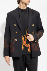Palm Angels Blazer with flames motif