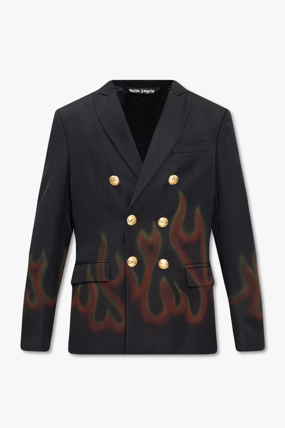 Palm Angels Blazer with flames motif