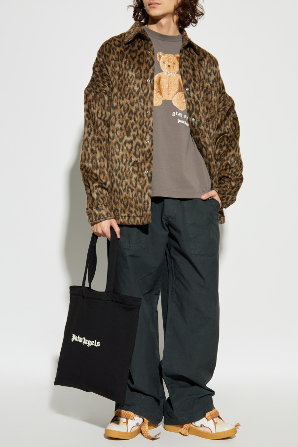Palm Angels Hemd mit Animal-Print