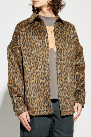 Palm Angels Hemd mit Animal-Print