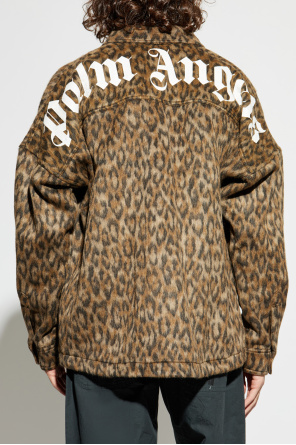 Palm Angels Hemd mit Animal-Print
