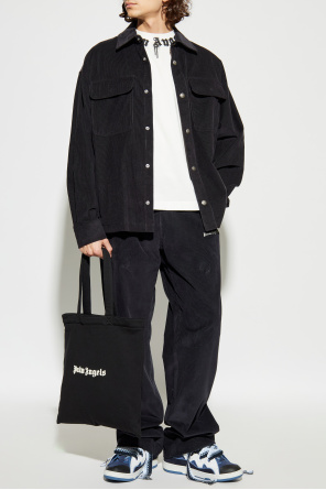 Corduroy shirt with pockets od Palm Angels