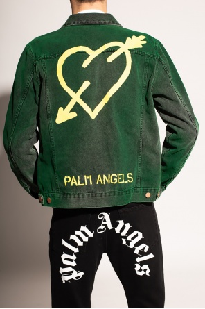 Palm Angels Printed denim jacket