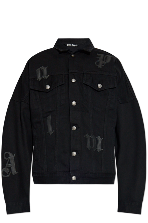 Denim jacket with patches