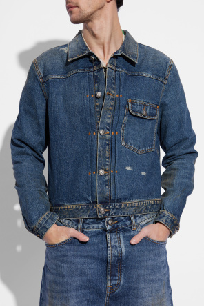 Palm Angels Chaqueta vaquera con efecto vintage