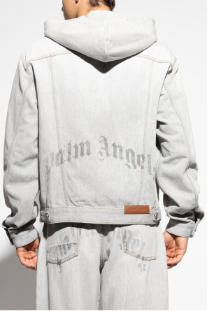 Palm Angels Chaqueta vaquera con capucha