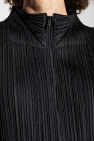 Pleats Please Issey Miyake Sweatshirt with standing collar