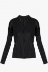Issey Miyake Pleats Please BLACK Pleated cardigan