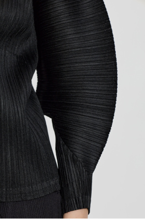 Pleats Please Issey Miyake Pleated cardigan