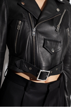 Amiri Leather biker jacket