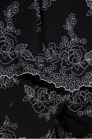 Erdem ‘Marlene’ blazer with floral motif