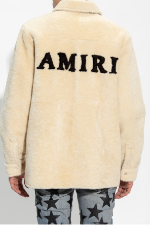 Amiri Shearling cargo-pocket jacket