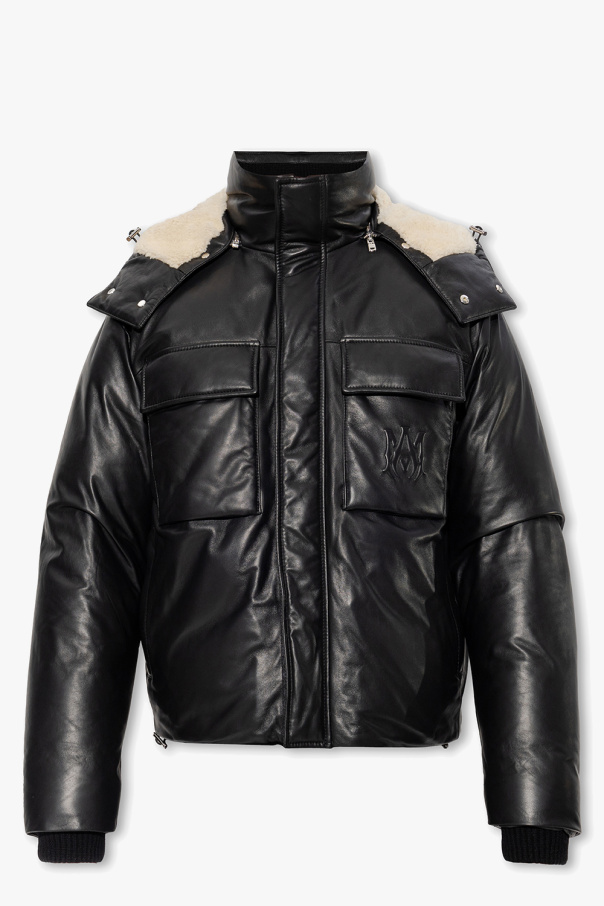 Amiri Leather Cucinelli jacket