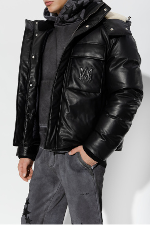 Amiri Leather Cucinelli jacket