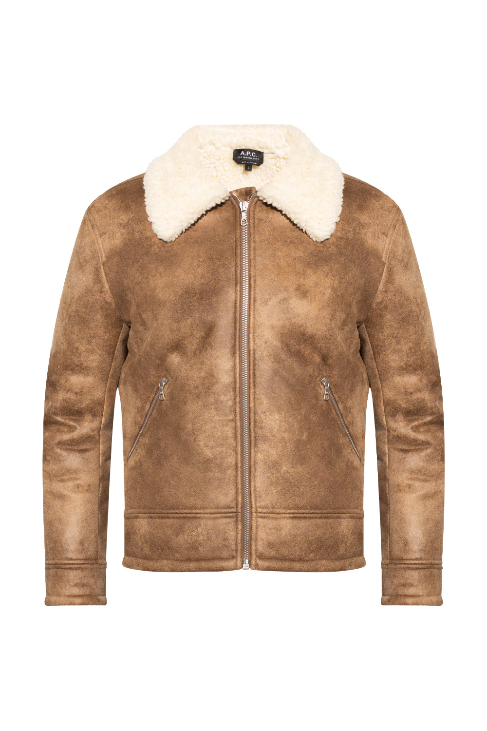 A.P.C. Faux leather jacket