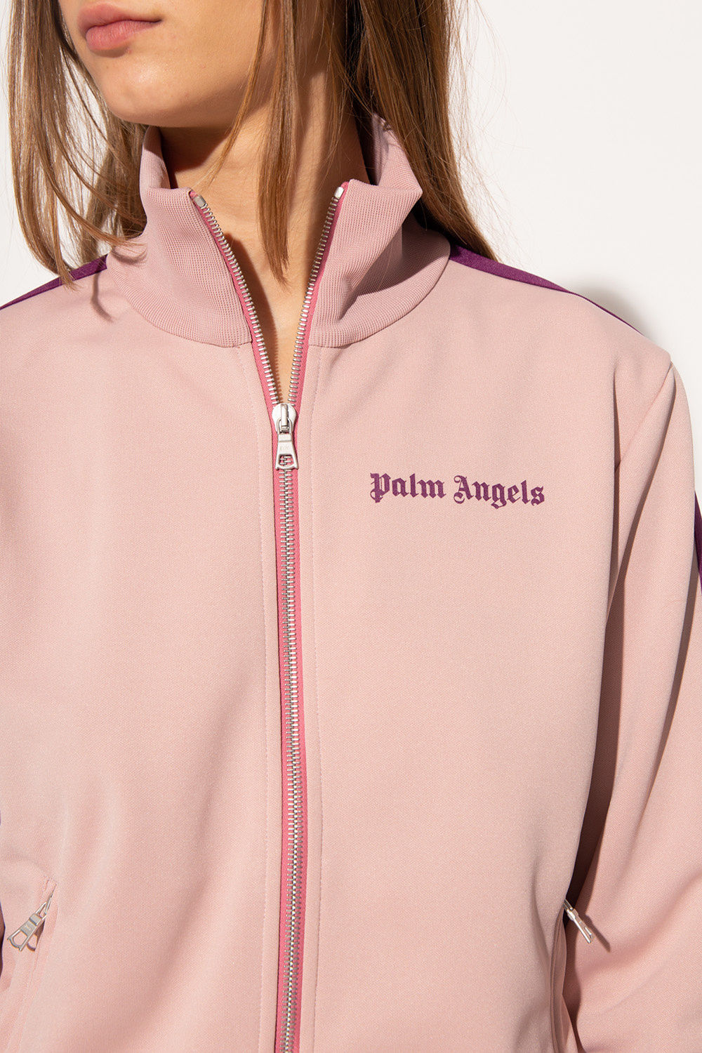 Palm Angels Sweatshirt with standing collar