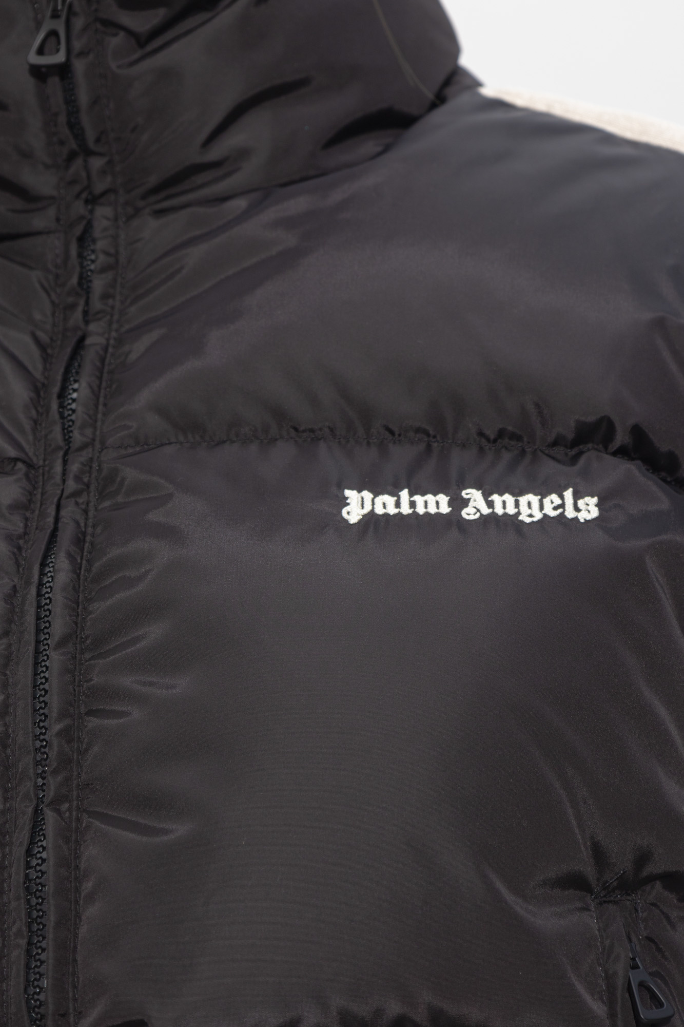 Palm Angels T-shirt Noir Tâché Patch