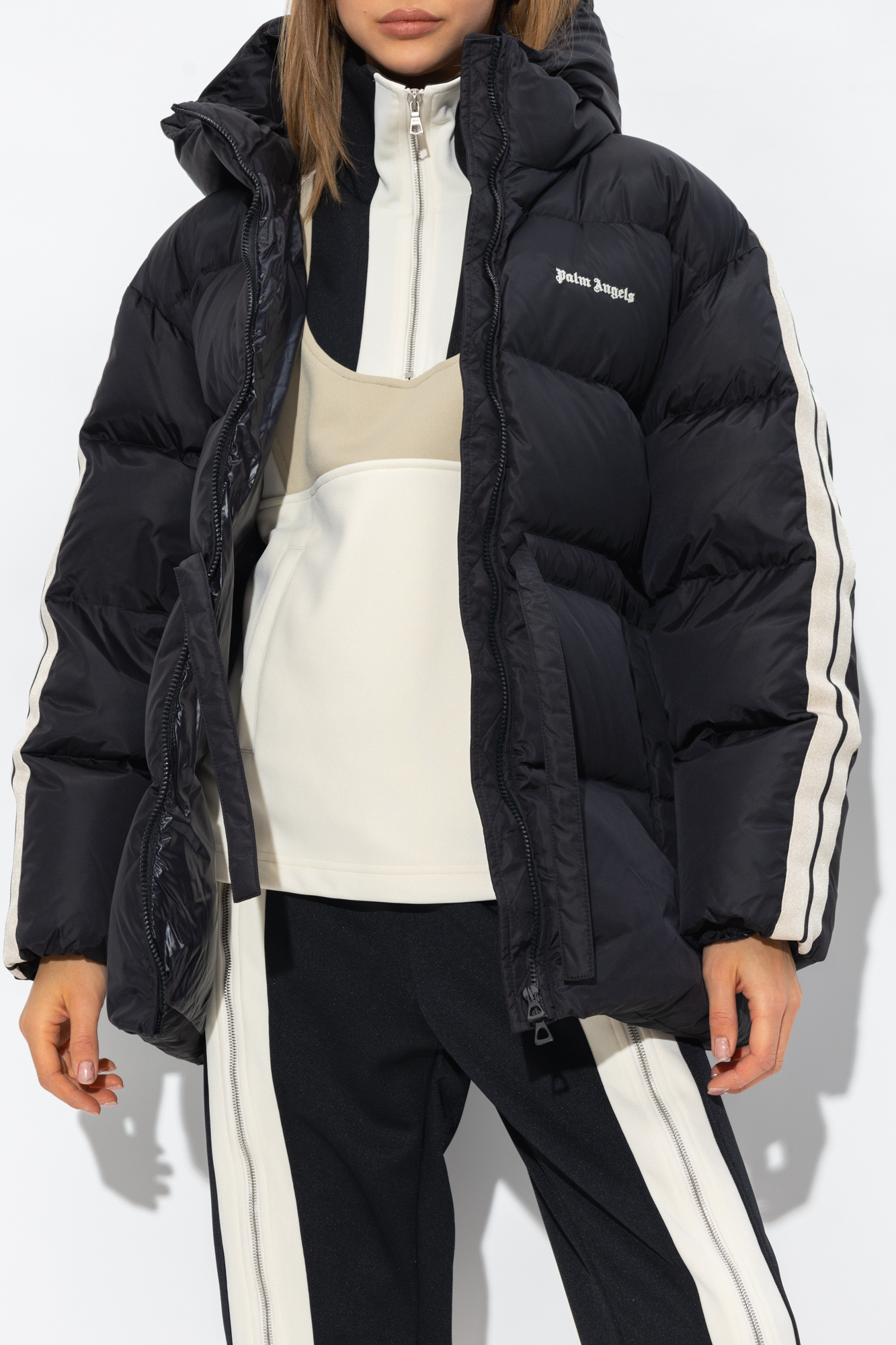 Palm Angels Down jacket with logo