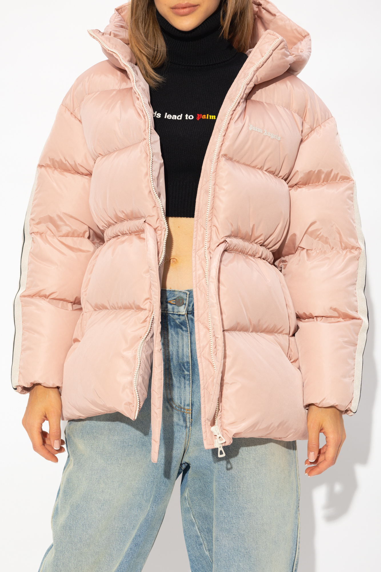 Palm Angels Down jacket Shirt with logo