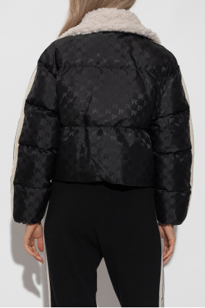 Palm Angels Kurze Jacke mit Kunstfell