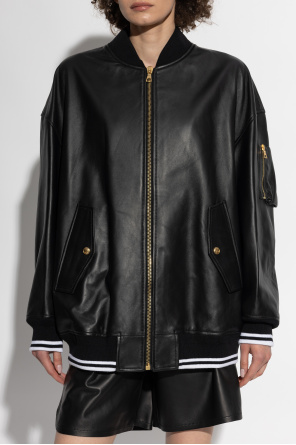 Palm Angels Leather Jacket