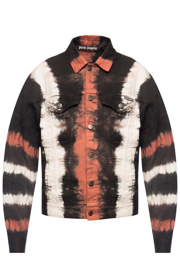 palm angels black denim jacket