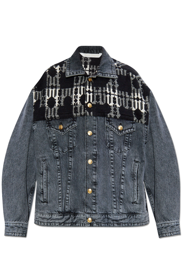 Palm Angels Denim jacket with logo