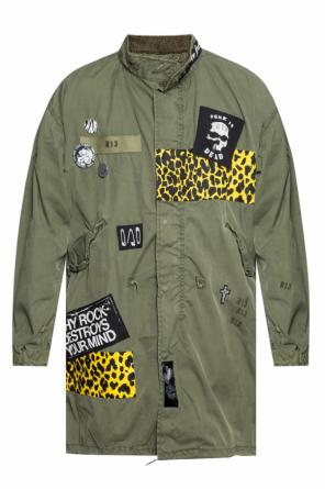 Oversize' parka with patches od R13