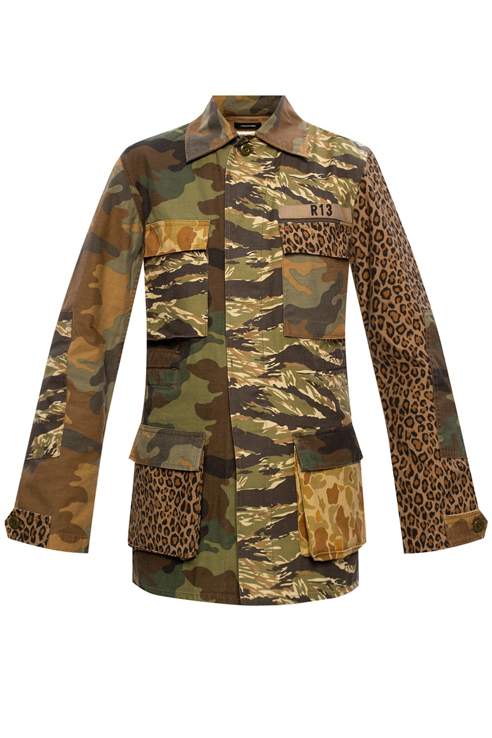 Patterned jacket R13 - Vitkac GB