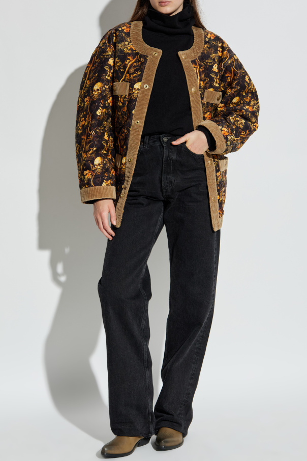 R13 Jacke mit Blumenmuster