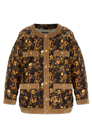 Jacket with floral motif