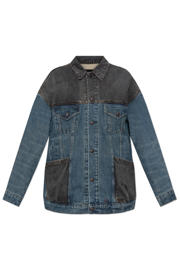 R13 Denim jacket in 'oversize' style