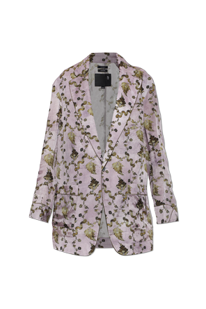 Blazer with floral motif