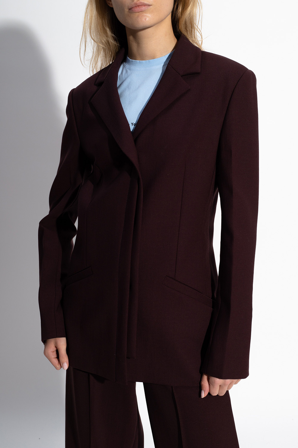 Proenza Schouler Wool blazer with cut-out details