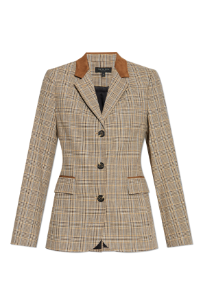 Marynarka ze wzorem w kratę