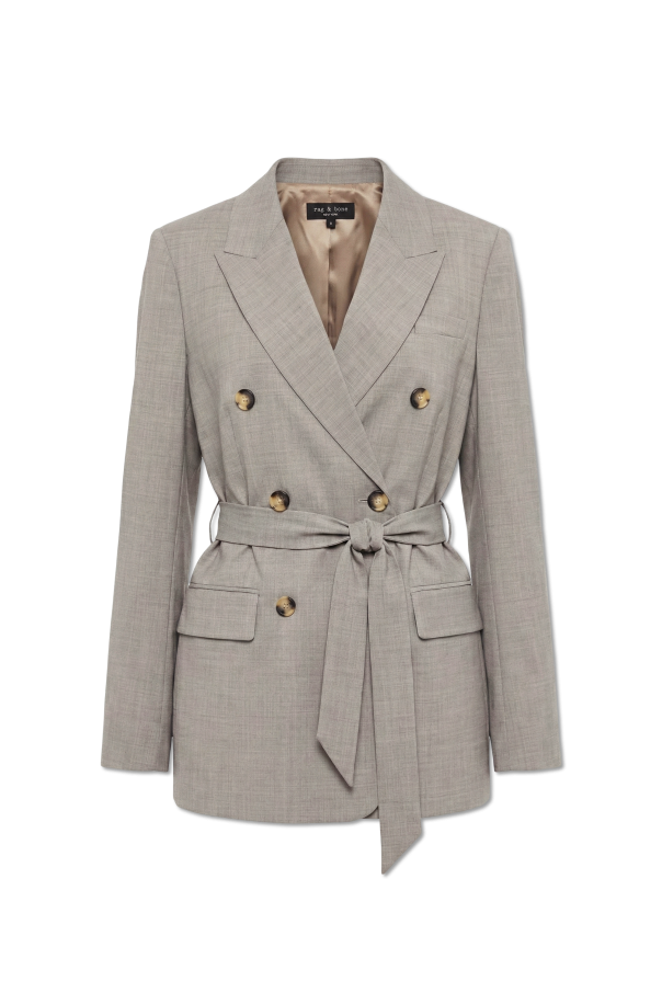 Double-breasted blazer with belt od Rag & Bone 