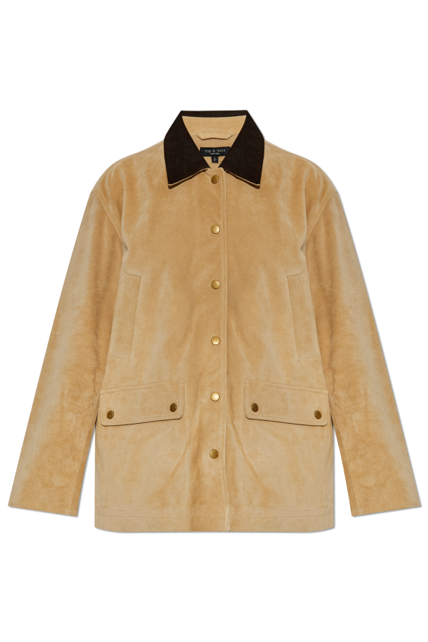 Loose-fit suede jacket od Rag & Bone 