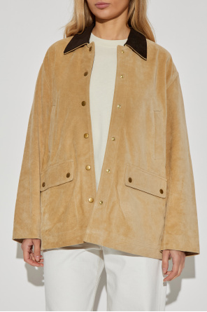 Rag & Bone  Loose-fit suede jacket